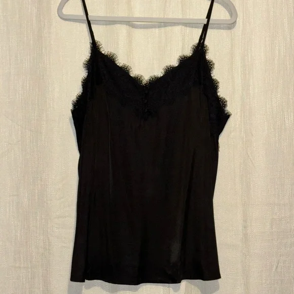 Mittoshop Black Tank Top with Lace Detail - Picture 3 of 8